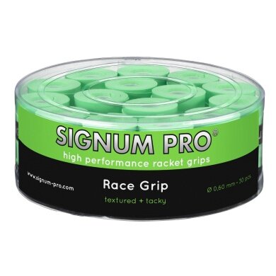 Signum Pro Overgrip Race 0.6mm lime green 30-pack Box