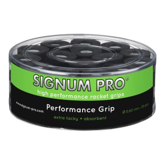 Signum Pro Overgrip Performance 0.6mm black 30-pack Box