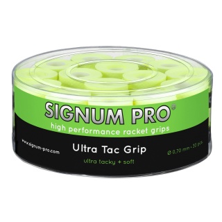 Signum Pro Overgrip UltraTac 0.70mm yellow 30-pack Box