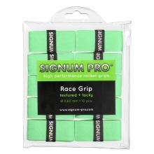 Signum Pro Overgrip Race 0.6mm lime green 10-pack clip bag