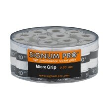 Signum Pro Overgrip Micro 0.55mm white 30 pack