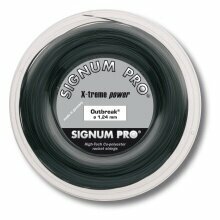 Signum Pro Tennis String Outbreak (Durability+Power) anthracite 200m roll