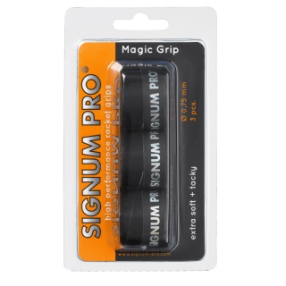 Signum Pro Overgrip Magic 0.75mm black 3 pack