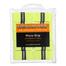 Signum Pro Overgrip Micro 0.55mm yellow 10-pack Clip Bag