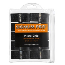 Signum Pro Overgrip Micro 0.55mm black 10-pack clip bag