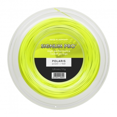 Signum Pro Tennis String Polaris (Durability+Power) neon yellow 100m roll