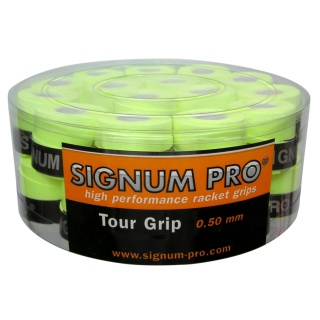 Signum Pro Overgrip Tour 0.5mm yellow 30-pack Box