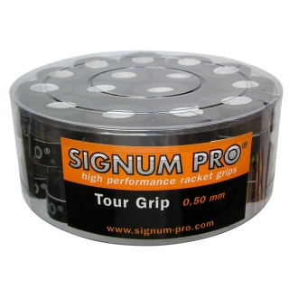 Signum Pro Overgrip Tour 0.5mm black 30 pack