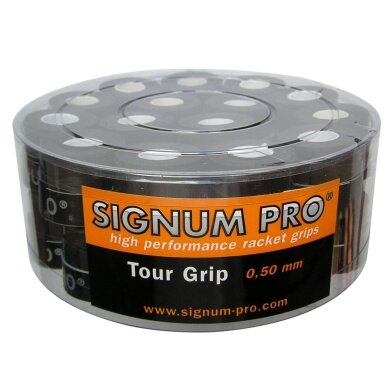 Signum Pro Overgrip Tour 0.5mm black 30 pack