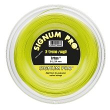 Signum Pro Tennis String Triton (Durability+Spin) lemon 100m Roll