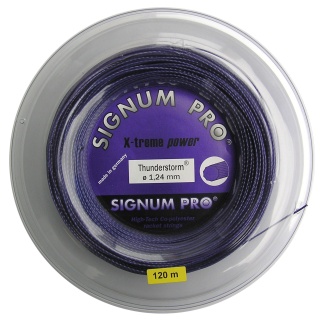 Signum Pro Tennis String Thunderstorm (Durability+Spin) purple 120 Meter Roll