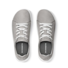 Skinners Sneaker Walker (Premium Leather, Wide Toe Box) Grey/White