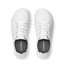 Skinners Sneaker Walker (Premium Leather, Wide Toe Box) White