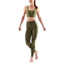 Skins Functional Pants 3-Series Skyscraper Tight Long (tight-fitting, high waist) khaki green Women