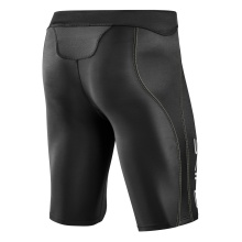 Skins Functional Pants 3-Series Half Tight 400 Short (tight-fitting) short black/yellow Men