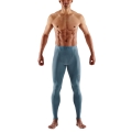 Skins Functional Pants 2-Series Tight Long (tight-fitting, compression) blue-gray Men