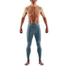 Skins Functional Pants 2-Series Tight Long (tight-fitting, compression) blue-gray Men