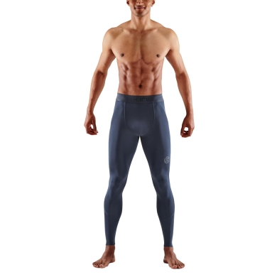 Skins Functional Pants 2-Series Tight Long (tight-fitting, compression) navy blue Men