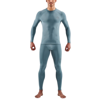 Skins Functional Underwear Long Sleeve Shirt 2-Series (tight-fitting) blue-gray Men