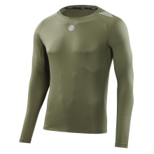 Skins Functional Underwear Long Sleeve Shirt 3-Series (perfect moisture transport) khaki green Men