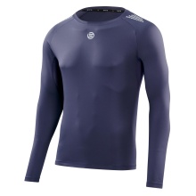 Skins Functional Underwear Long Sleeve Shirt 3-Series (perfect moisture transport) navy blue Men