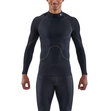 Skins Functional Underwear Long Sleeve Shirt 3-Series Thermal Top (tight-fitting) black Men