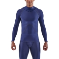 Skins Functional Underwear Long Sleeve Shirt 3-Series Thermal Top (tight-fitting) navy blue Men