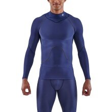 Skins Functional Underwear Long Sleeve Shirt 3-Series Thermal Top (tight-fitting) navy blue Men