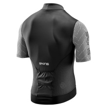 Skins Cycling Shirt Cycle Elite Jersey (Front Zipper, quick-drying) graphite grey Men