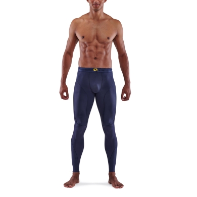 Skins Functional Pants 5-Series Tight Long (tight-fitting, compression) navy blue Men