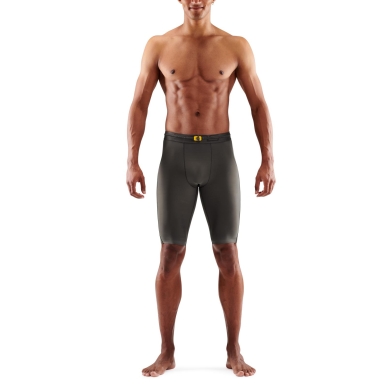 Skins Functional Pants 5-Series Half Tight Short (tight-fitting) charcoal grey Men