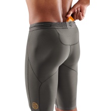 Skins Functional Pants 5-Series Half Tight Short (tight-fitting) charcoal grey Men