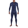 Skins Functional Underwear Long Sleeve Shirt 5-Series (tight-fitting) navy blue Men