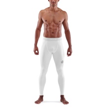 Skins Functional Pants 1-Series Tight Long (tight-fitting, compression) white Men