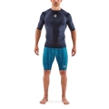 Skins Functional T-shirt 1-Series Short Sleeve (tight-fitting) short sleeve navy blue Men