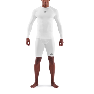 Skins Functional Long Sleeve Shirt 1-Series Long Sleeve (tight-fitting) white Men