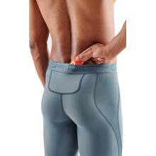 Skins Functional Pants 3-Series Tight Long (tight-fitting) blue-grey Men