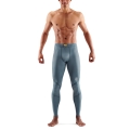 Skins Functional Pants 3-Series Tight Long (tight-fitting) blue-grey Men