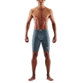 Skins Functional Pants 3-Series Half Tight Short (tight-fitting) blue-gray Men