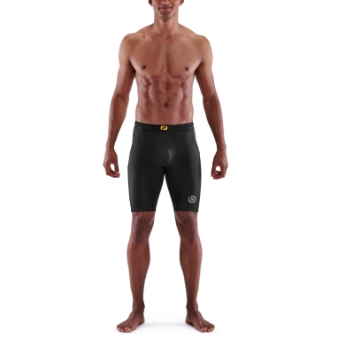 Skins Functional Pants 3-Series Half Tight Short (tight-fitting) black Men