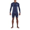 Skins Functional Underwear Long Sleeve Shirt 3-Series (tight-fitting) navy blue Men