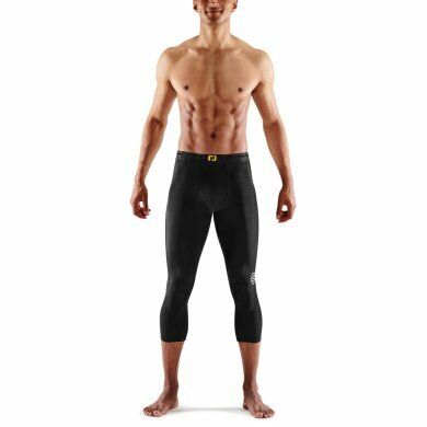 Skins Functional Pants 3-Series Thermal 3/4 Tight (tight fit) black Men