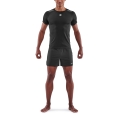 Skins Training T-shirt 3-Series (100% Polyester, Mesh Inserts) black Men