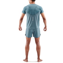 Skins Training T-shirt 3-Series (100% Polyester, Mesh Inserts) blue/grey Men