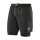 Skins Functional Pants 3-Series Superpose Half Tight (2-in-1 Skins Tights with Overpants) black Men