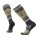 Smartwool Ski Sock Targeted Cushion OTC Summit Shot Print (Merino Wool) khaki green/black - 1 pair