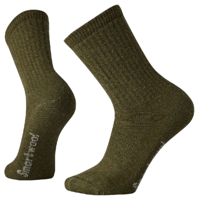 Smartwool Hiking Sock Classic Edition Full Cushion Solid (soft merino wool) olive green - 1 pair