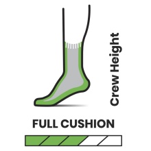 Smartwool Hiking Sock Classic Edition Full Cushion Solid (soft merino wool) olive green - 1 pair