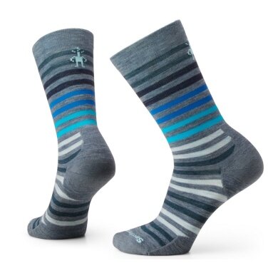 Smartwool Daily Sock Crew Spruce Street Print Everyday (Merino Wool) grey/blue - 1 pair