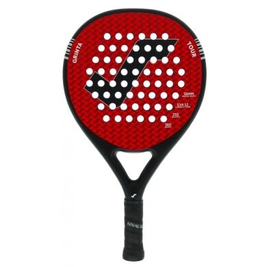 Snauwaert Padel Racket Grinta Tour (Round Head Shape) 360g red/black